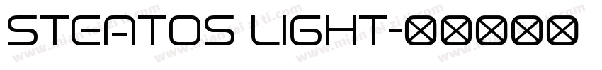 STEATOS LIGHT字体转换
